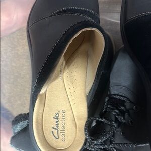 Clarks Women's Black Loafers